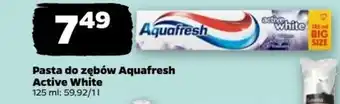 Netto Pasta do zębów Aquafresh Active White oferta