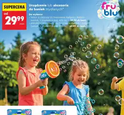 Biedronka Pistolet do baniek mydlanych Fru Blu oferta