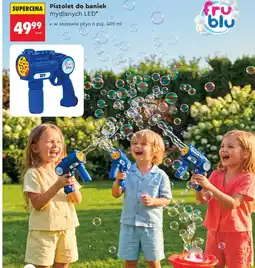 Biedronka Pistolet do baniek mydlanych Fru Blu oferta
