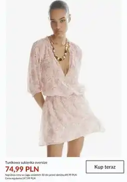H&M Tunikowa sukienka oversize oferta