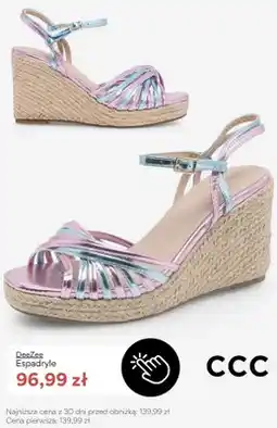 CCC Espadryle damskie DeeZee oferta