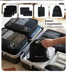 Biedronka Zestaw 7 organizerów podróżnych WINGS oferta