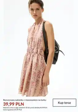 H&M Sukienka rozszerzana z mocowaniem na karku oferta