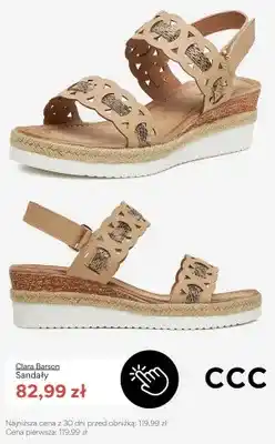 CCC Sandały damskie Clara Barson oferta