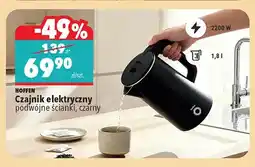 Biedronka Czajnik elektryczny Hoffen podwójne ścianki czarny oferta