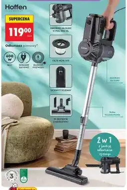 Biedronka Odkurzacz pionowy Hoffen 2 w 1 oferta