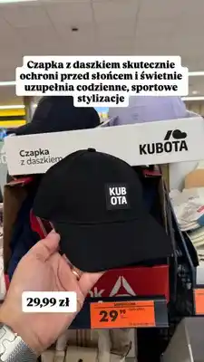 Biedronka Czapka z daszkiem Kubota oferta