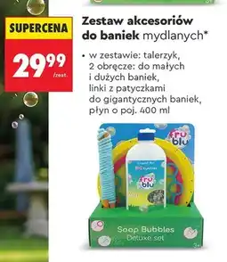 Biedronka Zestaw akcesoriów do baniek mydlanych Fru Blu oferta