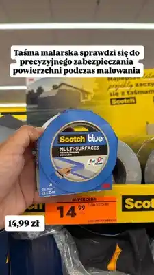 Biedronka Taśma malarska Scotch Blue Multi-Surfaces oferta