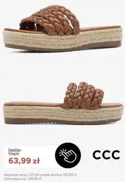 CCC Klapki damskie DeeZee oferta