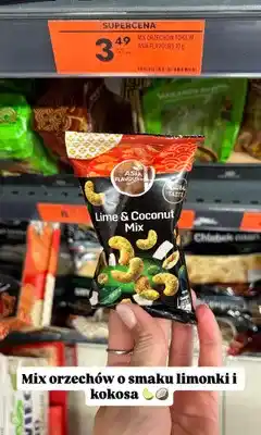 Biedronka Mix orzechów Asia Flavours Lime & Coconut oferta