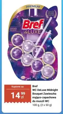 Biedronka Zawieszka do muszli WC Bref DeLuxe Midnight Bouquet oferta