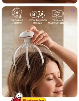 Biedronka Masażer do głowy Hoffen oferta