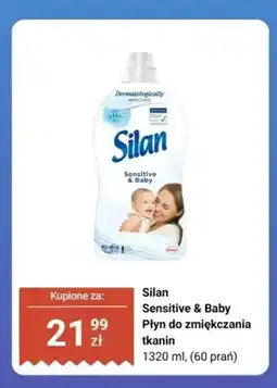 Biedronka Płyn do zmiękczania tkanin Silan Sensitive & Baby oferta