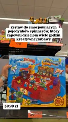 Biedronka Zestaw Arena Battle Spinners SuperThings oferta