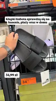 Biedronka Klapki Kubota oferta