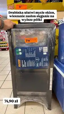 Biedronka Drabina rozkładana dwustopniowa Niteo oferta