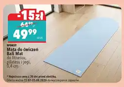 Biedronka Mata do ćwiczeń Spokey Bali Mat oferta