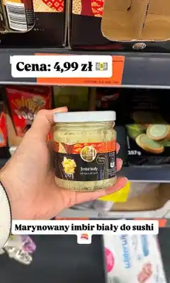 Biedronka Marynowany imbir biały Asia Flavours oferta