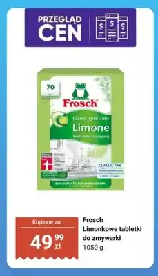 Biedronka Limonkowe tabletki do zmywarki Frosch oferta