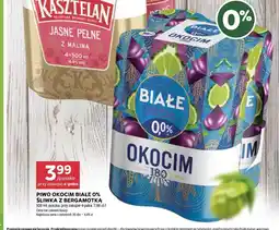 Stokrotka Market PIWO OKOCIM BIAŁE 0% ŚLIWKA Z BERGAMOTKĄ oferta