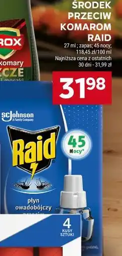 Stokrotka Market Środek przeciw komarom Raid zapas oferta