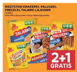 Stokrotka Market Krakersy, paluszki, precelki, talarki Lajkonik oferta