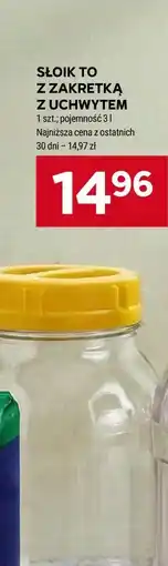 Stokrotka Market Słoik TO z zakrętką z uchwytem oferta