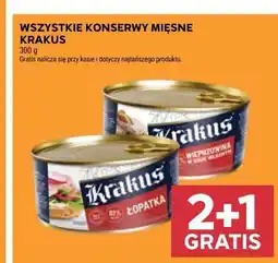 Stokrotka Market Wszystkie konserwy mięsne Krakus oferta