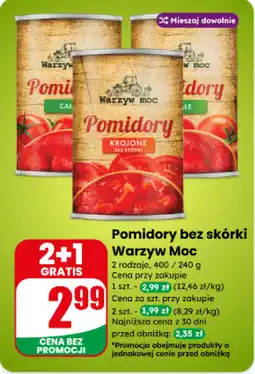 Dino Pomidory bez skórki Warzyw Moc oferta