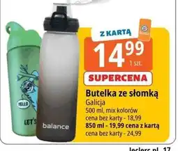 E.Leclerc Butelka ze słomką Galicja oferta