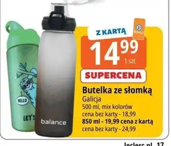 Butelka ze słomką Galicja