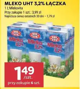 Stokrotka Market Mleko UHT 3,2% Łączka Mlekovita oferta