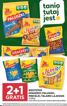 Stokrotka Market Krakersy, Paluszki, Precelki, Talarki Lajkonik oferta