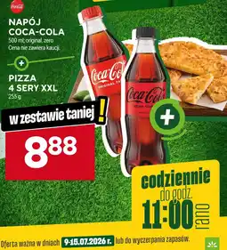 Stokrotka Market Zestaw: Napój Coca-Cola 500 ml + Pizza 4 Sery XXL 255 g oferta