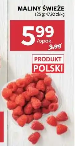 Stokrotka Market MALINY ŚWIEŻE oferta