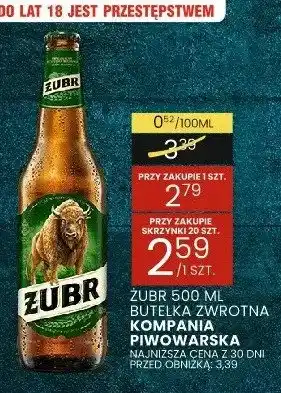 Wafelek Piwo Żubr oferta