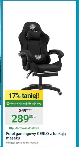 ERLI Fotel gamingowy oferta