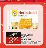 Wafelek Herbatniki Petit Beurre Auchan oferta