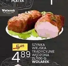 Wafelek Szynka wiejska tradycyjna wędzona Wolarek oferta