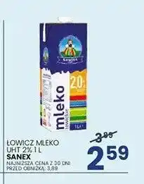 Wafelek Mleko UHT 2% Łowicz oferta