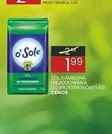 Wafelek Sól kamienna niejodowana do przetworów Cenos oferta