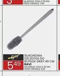 Wafelek Silikonowa szczotka do butelek Gray Ravi oferta