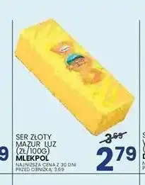 Wafelek Ser żółty Złoty Mazur Mlekpol oferta