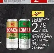 Wafelek Piwo Łomża Export oferta