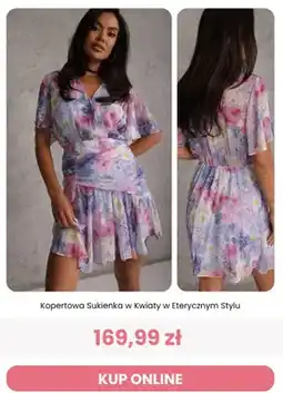 Renee Sukienka kopertowa w kwiaty w eterycznym stylu Renee oferta