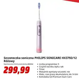 Media Markt Szczoteczka soniczna Philips Sonicare Różowa oferta