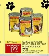 Wafelek Karma dla psów w puszce Pupil Canis oferta