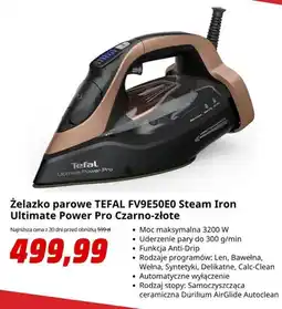 Media Markt Żelazko parowe Tefal Ultimate Power Pro oferta