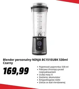 Media Markt Blender personalny Ninja czarny oferta